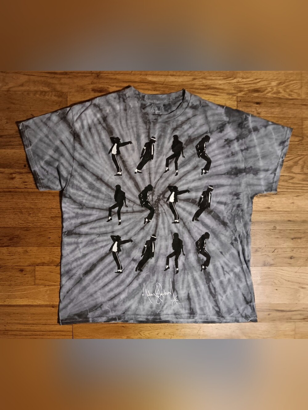 Michael Jackson Tie Dye T-Shirt Billie Jean thriller dancing